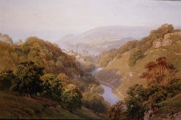 En Moorland View nær Barnard Castle, County Durham af Henry Sutton Palmer