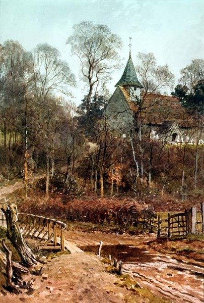 Round My House: Pyrford Church af Henry Sutton Palmer