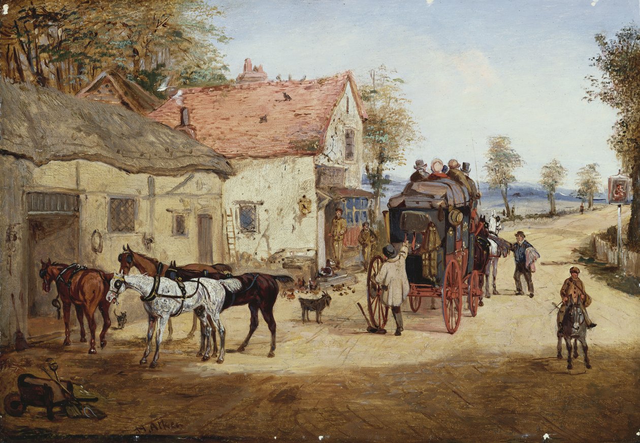 Et teamskifte af Henry Thomas Alken