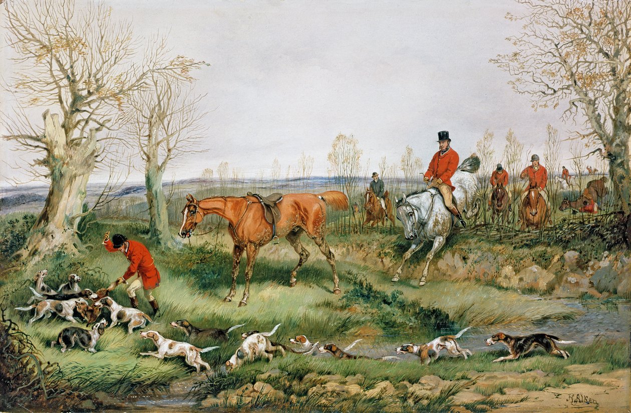 Jagtscene af Henry Thomas Alken