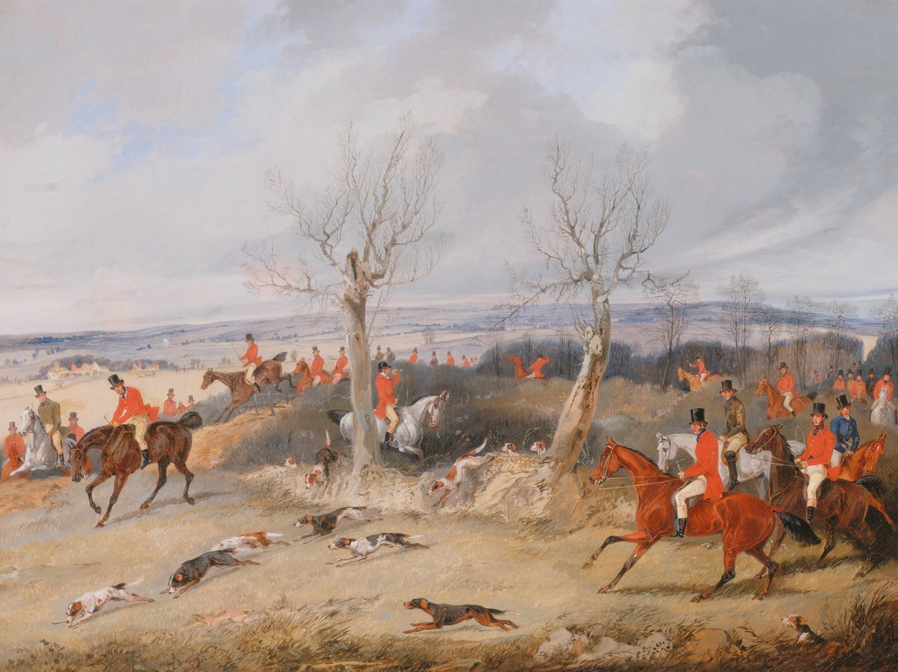 Jagtscene: In Full Cry af Henry Thomas Alken