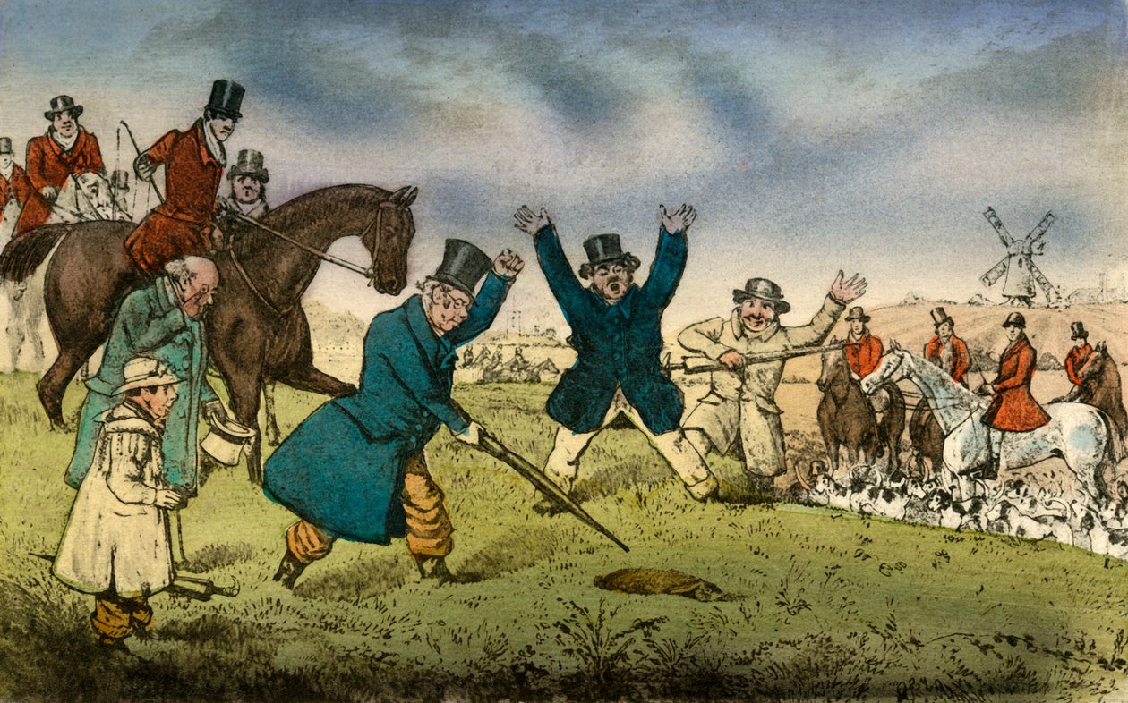 Gamle Tom, veteranharen og hans oplevelser, 1838 af Henry Thomas Alken