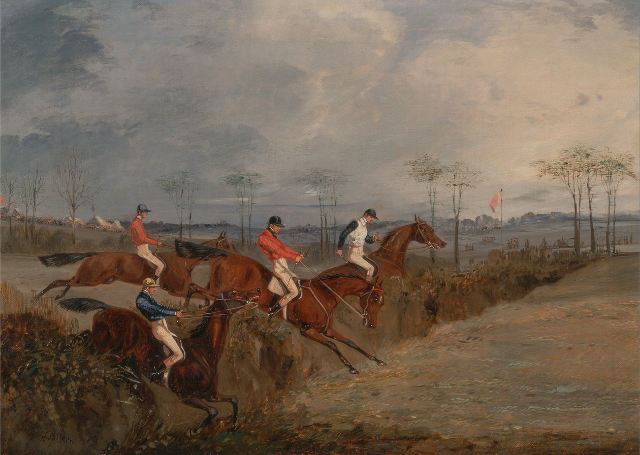 Scener fra et steeplechase: En anden hæk af Henry Thomas Alken