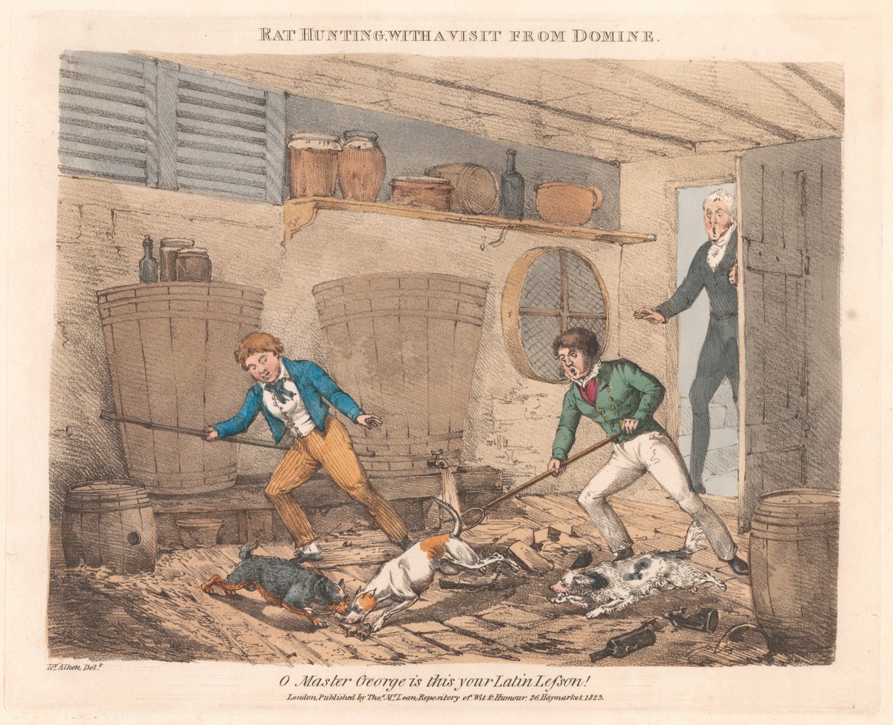 Sæt på tolv [Scener fra mester Georges liv] af Henry Thomas Alken