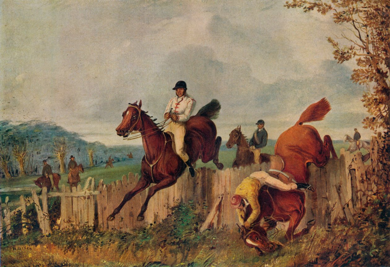 Steeplechasing, ,c1805-1851, 1924 af Henry Thomas Alken