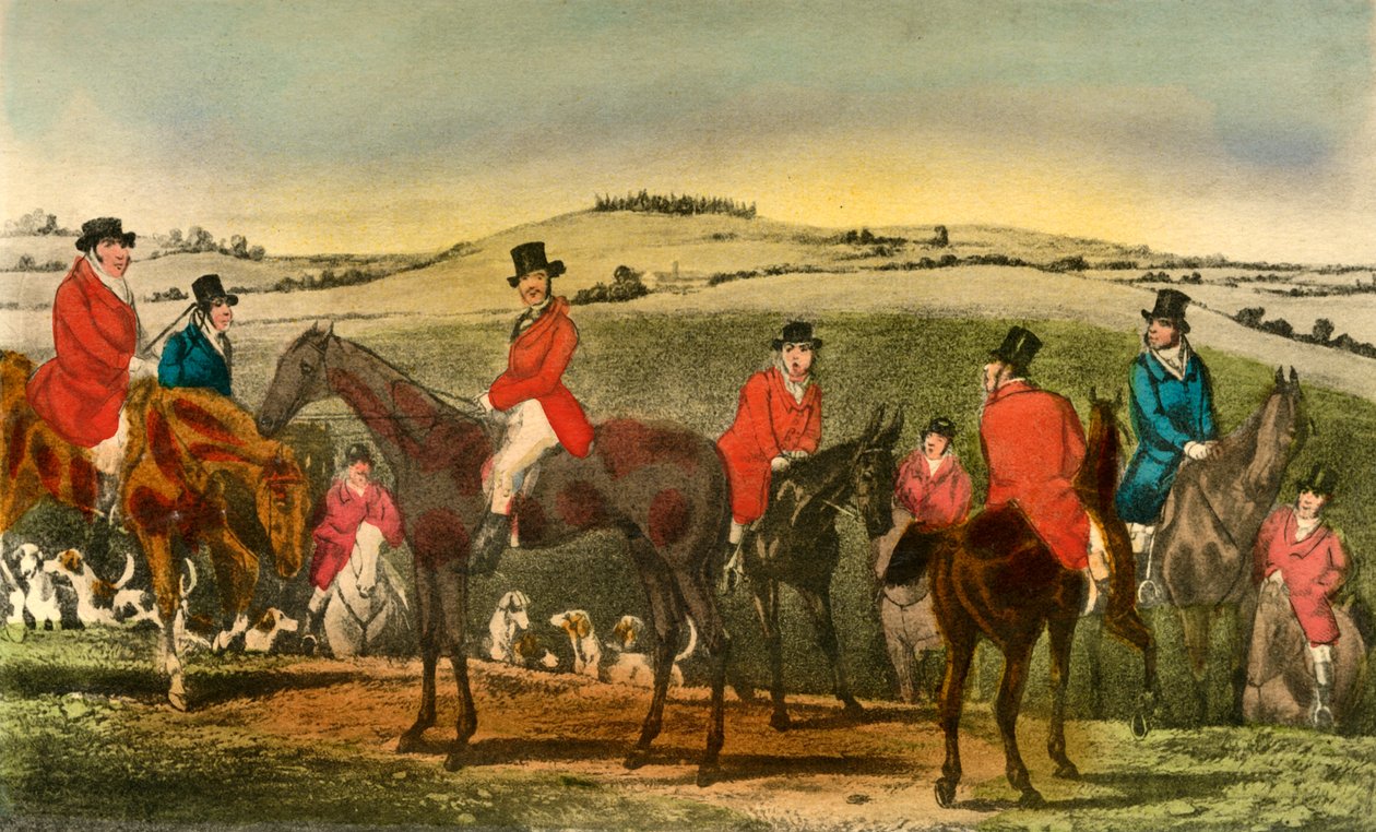 The Appearence of Swell forbløffer Surrey Hunt, 1838 af Henry Thomas Alken