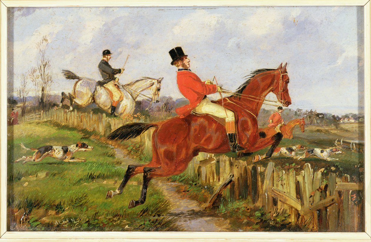 The Chase (olie på lærred) af Henry Thomas Alken