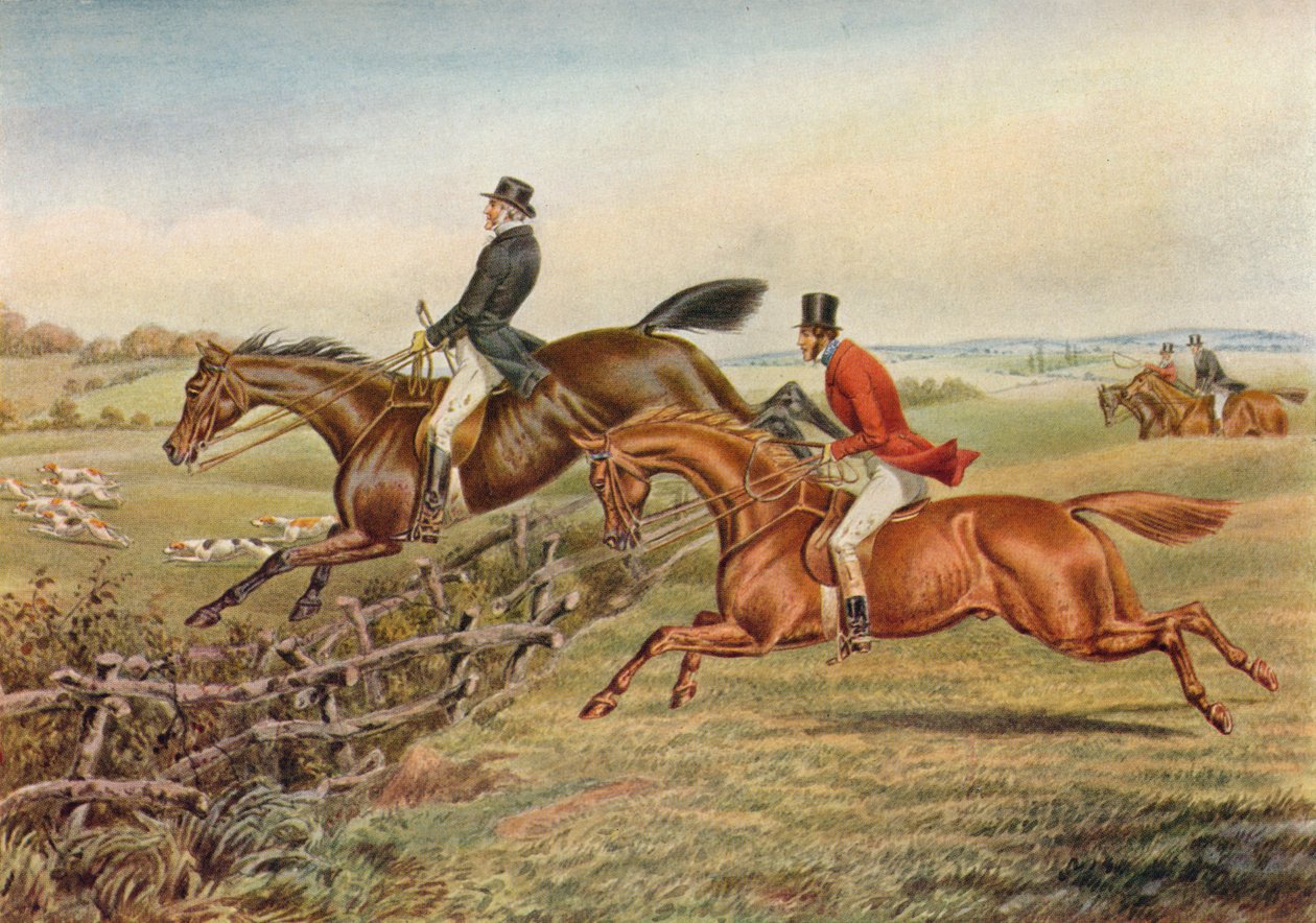Præsten viser vejen, c1800, 1922 af Henry Thomas Alken