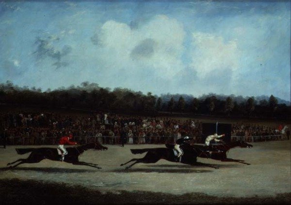 Afslutningen af St.Leger af Henry Thomas Alken