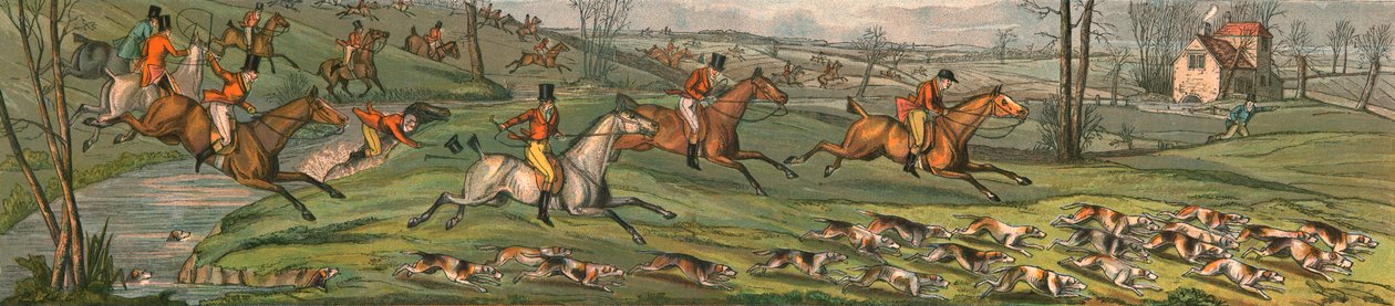 Jagten - Fuldt skrig, 1820, 1890. af Henry Thomas Alken