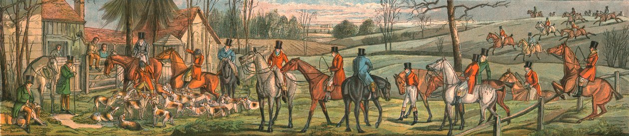 Jagten - Døden, 1820, 1890 af Henry Thomas Alken