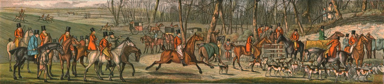 Jagten - Mødet, 1820, 1890. af Henry Thomas Alken