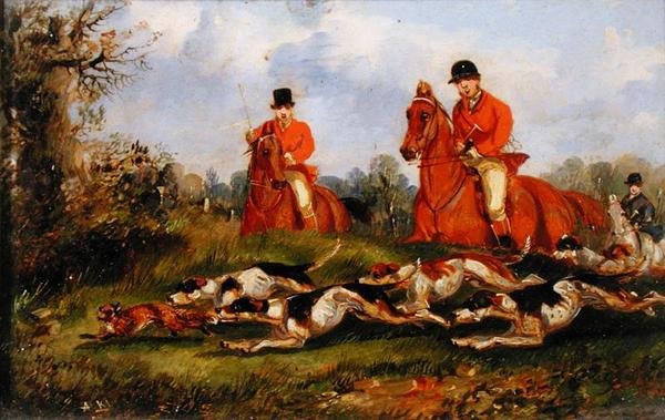 The Kill (olie på lærred) af Henry Thomas Alken