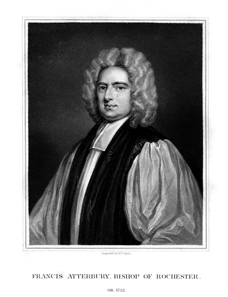 Francis Atterbury, biskop af Rochester, 1831. af Henry Thomas Ryall