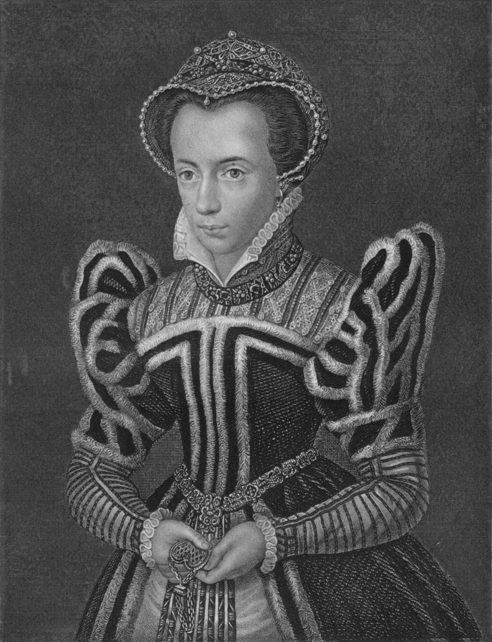 Queen Mary, c1540, begyndelsen af midten af det 19. århundrede. af Henry Thomas Ryall