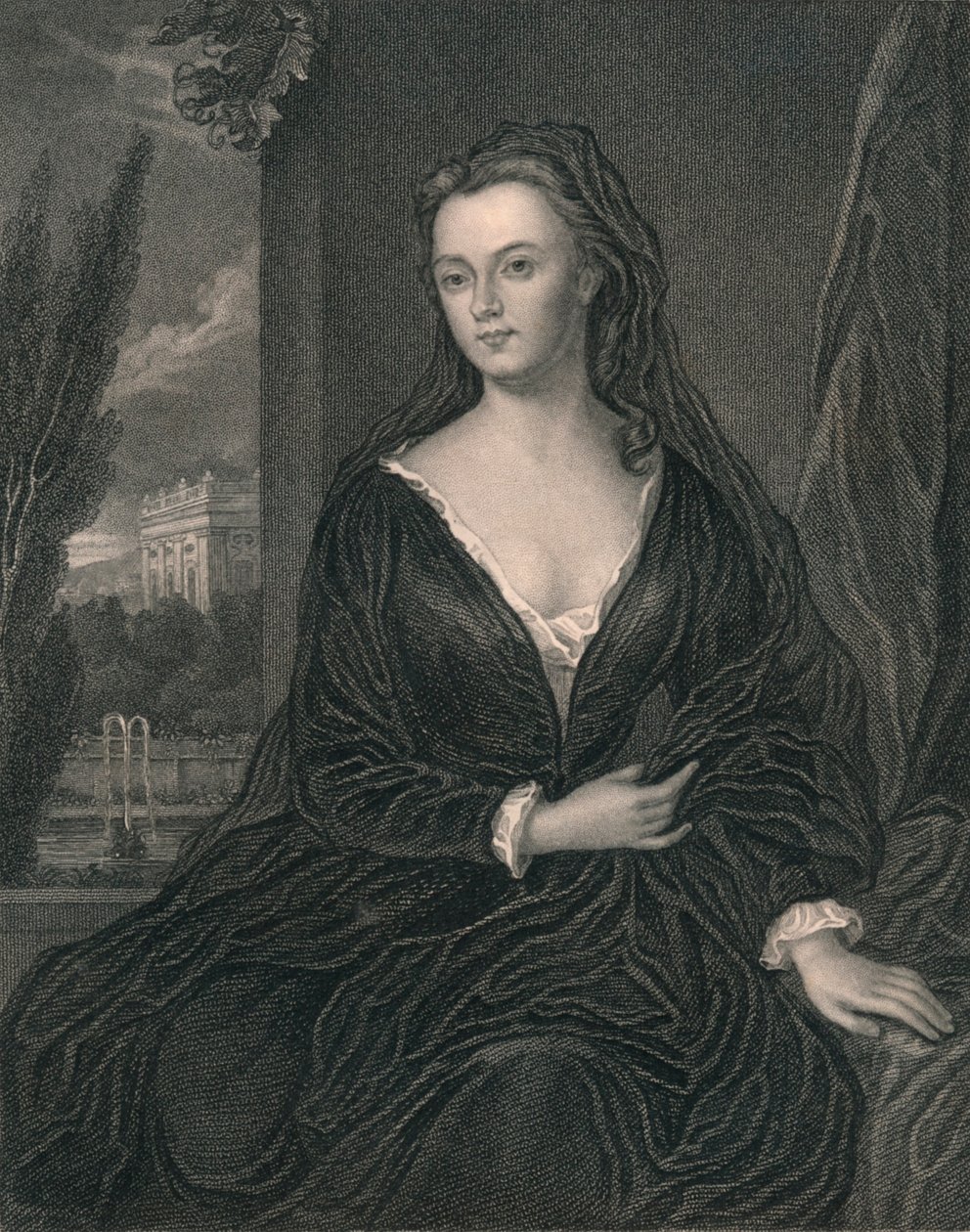 Sarah Jennings, hertuginde af Marlborough, begyndelsen af midten af det 19. århundrede. af Henry Thomas Ryall