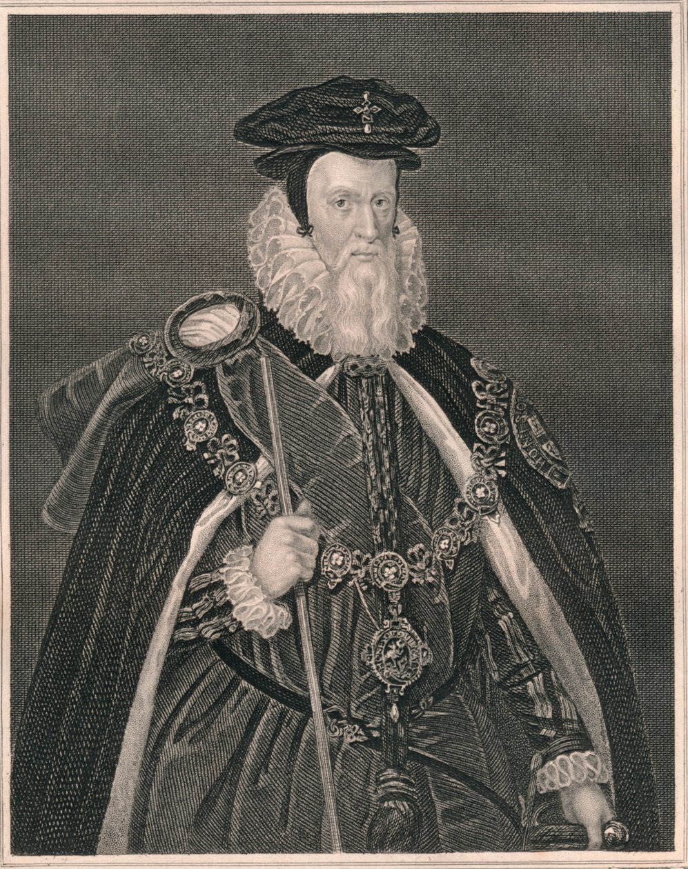 William Cecil, Lord Burghley., begyndelsen af midten af det 19. århundrede. af Henry Thomas Ryall