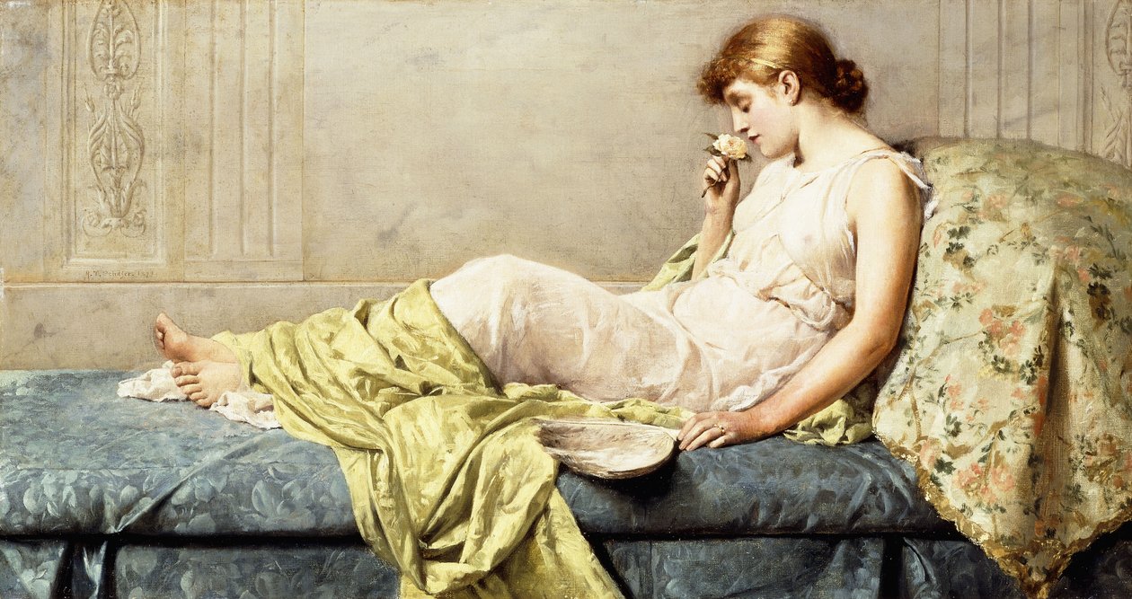 Boudoir-rosen, 1879 af Henry Thomas Schafer