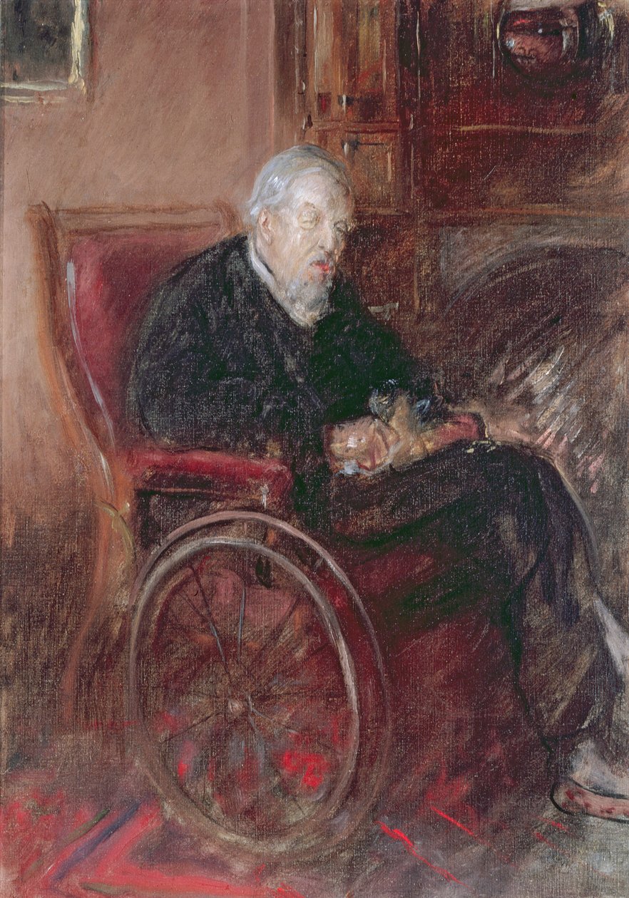 Henry Tonks far i kørestol af Henry Tonks