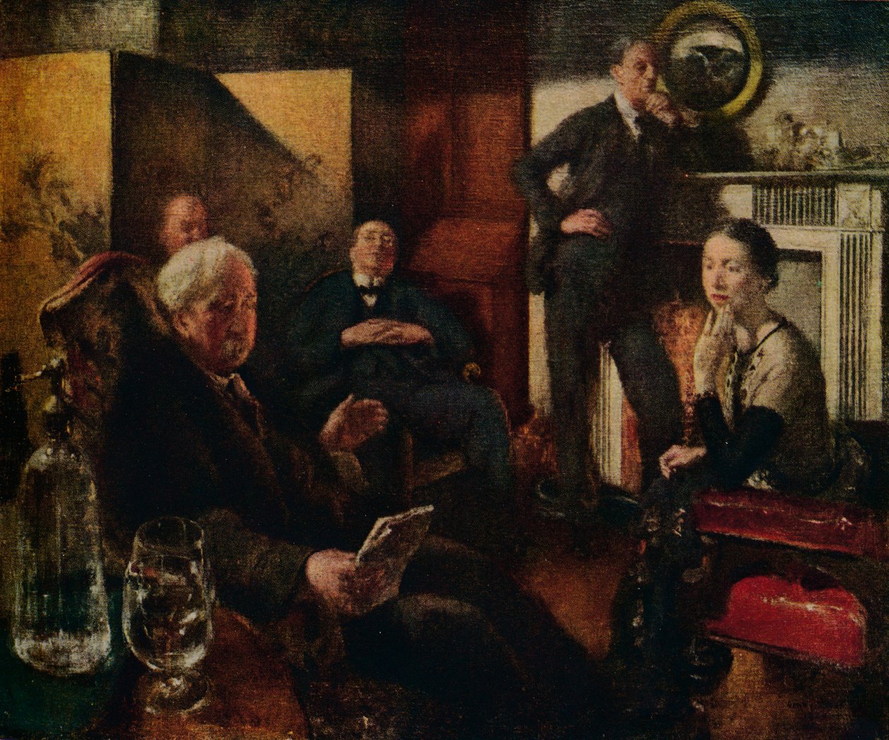Lørdag aften i Vale, 1928-9 af Henry Tonks