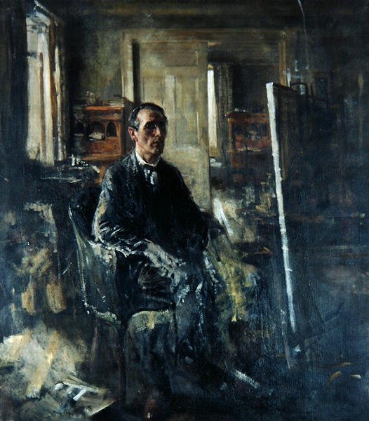 Walter Westley Russell (olie på lærred) af Henry Tonks