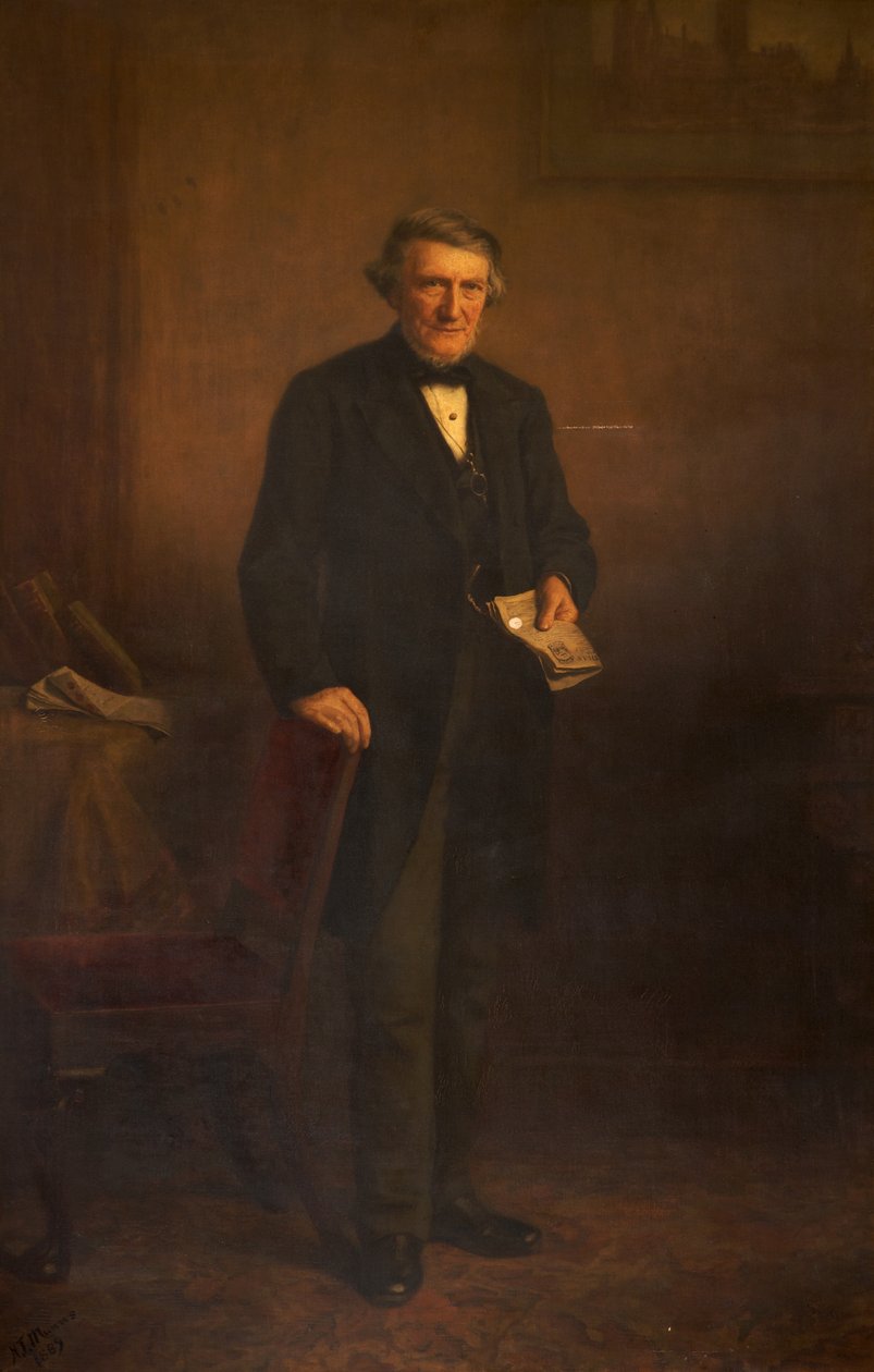 Portræt af Abel Heywood af Henry Turner Munns