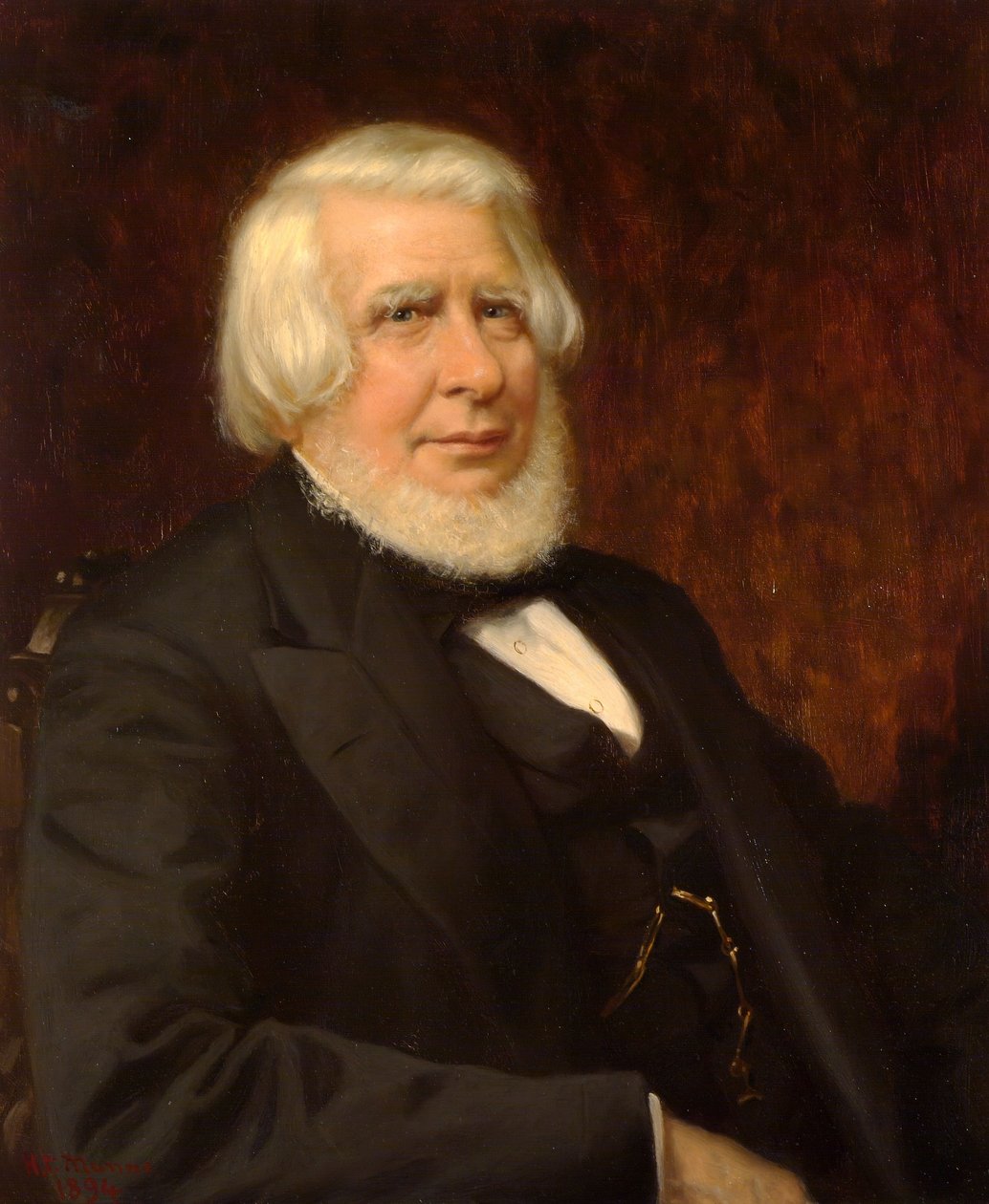 Portræt af rådmand Thomas Avery, 1894. af Henry Turner Munns