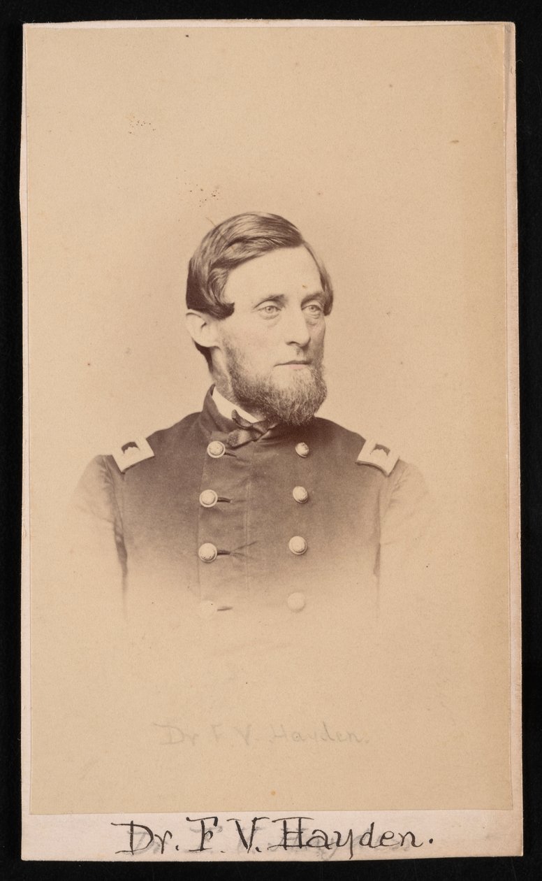 Portræt af Ferdinand Vandeveer Hayden 1829-1887, omkring 1860