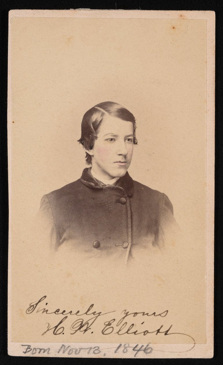 Portræt af Henry Wood Elliott 1846-1930, 1865. af Henry Ulke