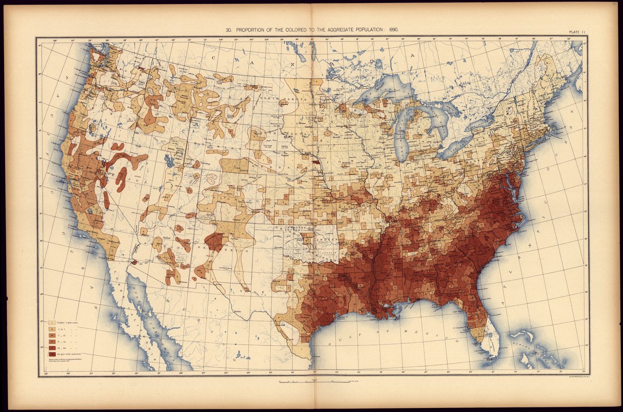 Statistisk atlas over USA, baseret på resultaterne af den ellevte folketælling af Henry United States. Census Office. 11Th Census; Gannett