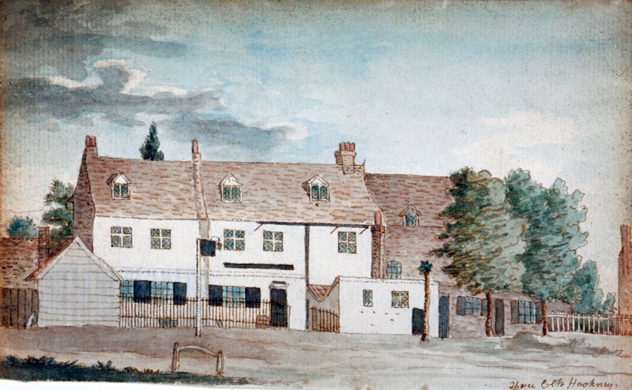 The Three Colts Inn, Hackney, London, c1795 af Henry Vaughan