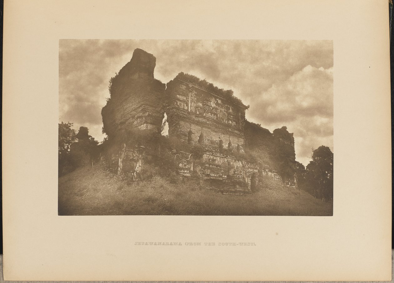 Jetawanarama fra sydvest af Henry W. Cave