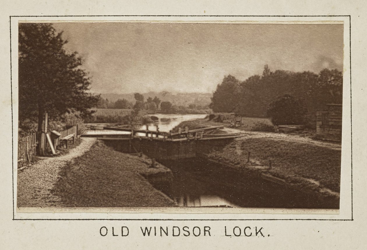 Old Windsor Lock af Henry W. Taunt
