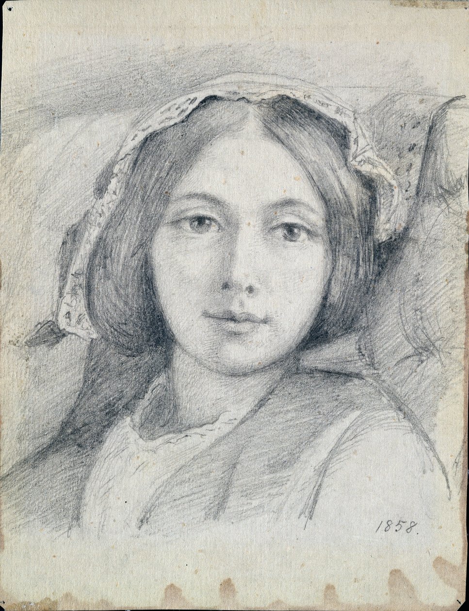 Mary Ellen Meredith, 1858 af Henry Wallis