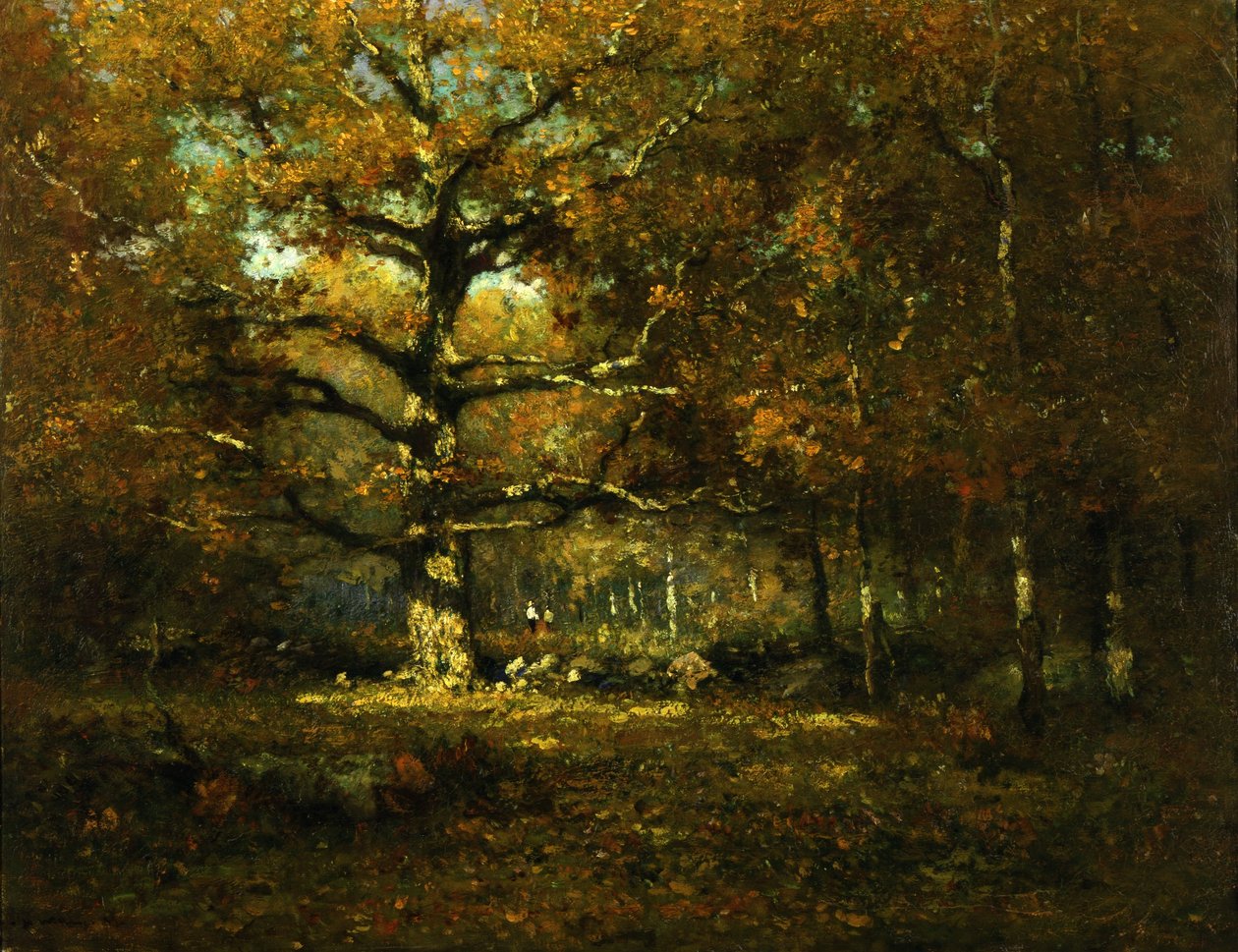 Connecticut Woods af Henry Ward Ranger