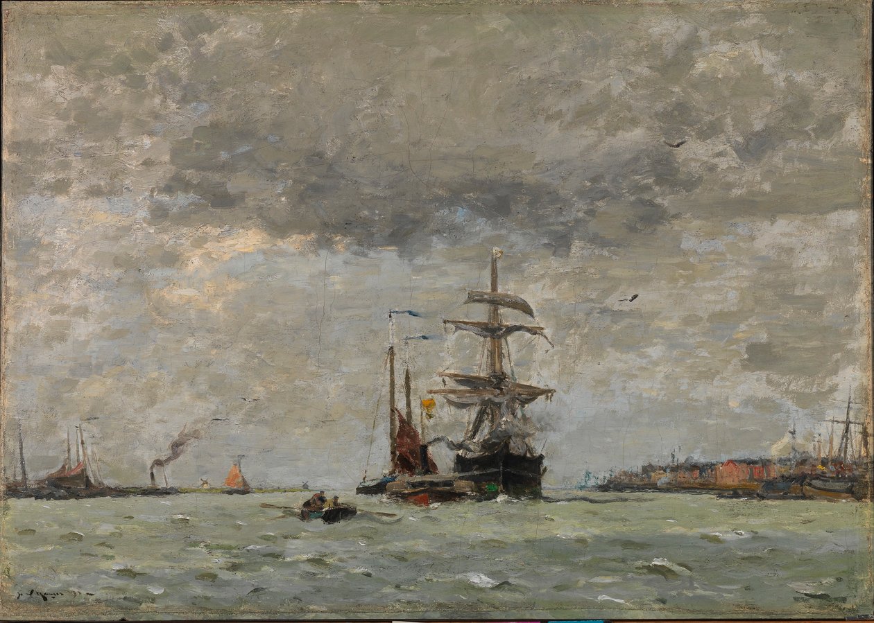 Indgang til havnen af Henry Ward Ranger