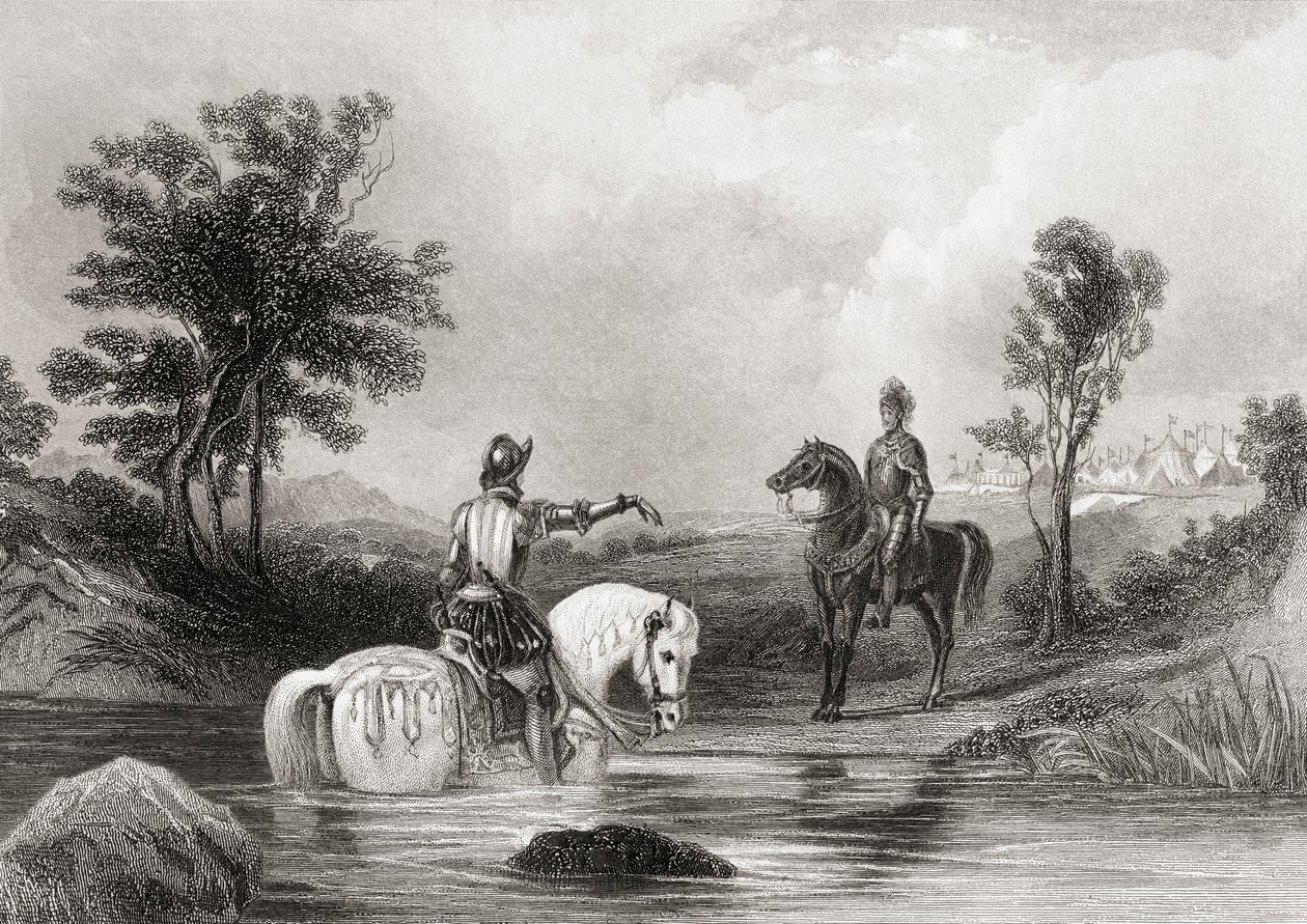Mødet mellem jarlen af Essex og jarlen af Tyrone i County Louth, Irland i 1599, fra 
