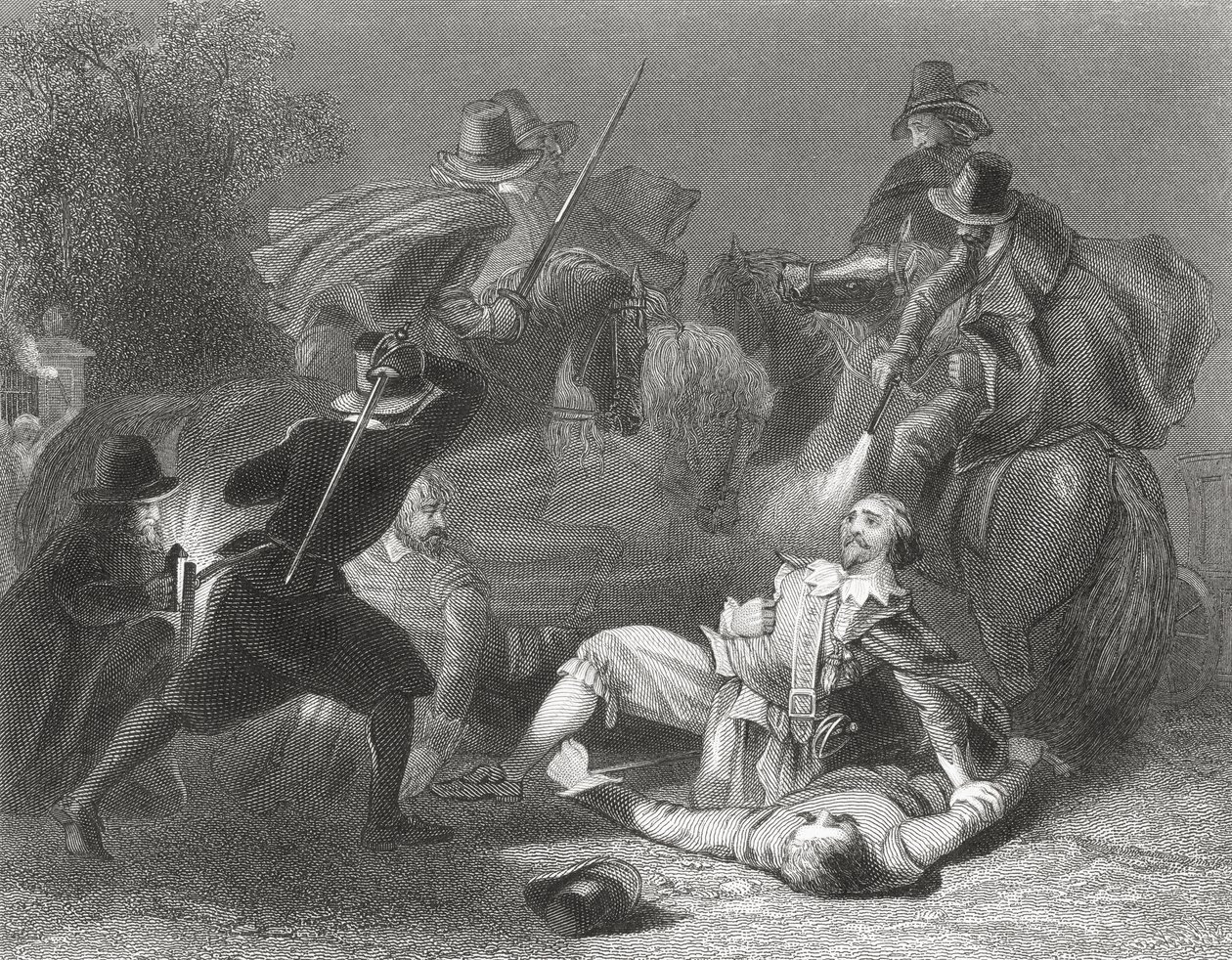 Mordet på Lord Kilwarden af Robert Emmets oprørere i Dublin, Irland, 1803, fra 