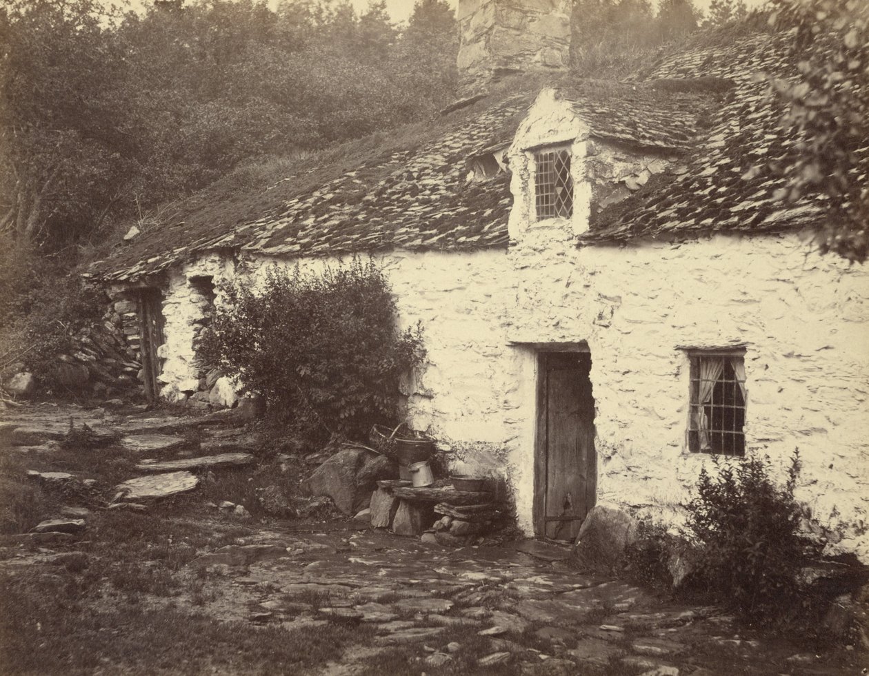 [Sommerhus ved Pentre, Wales] af Henry White