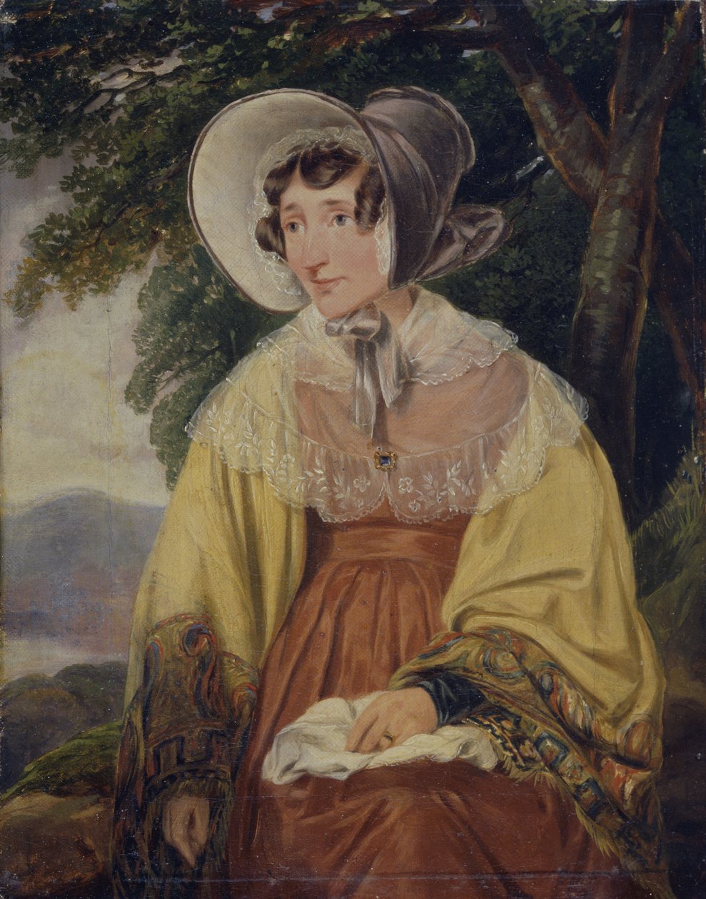 Charlotte Williams-Wynn (olie på lærred) af Henry William (attr. to) Pickersgill