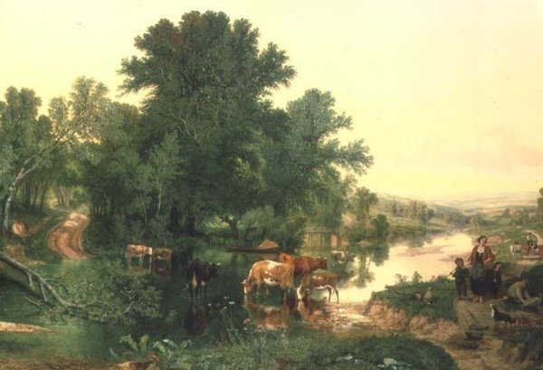 Landskab af Henry William Banks Davis