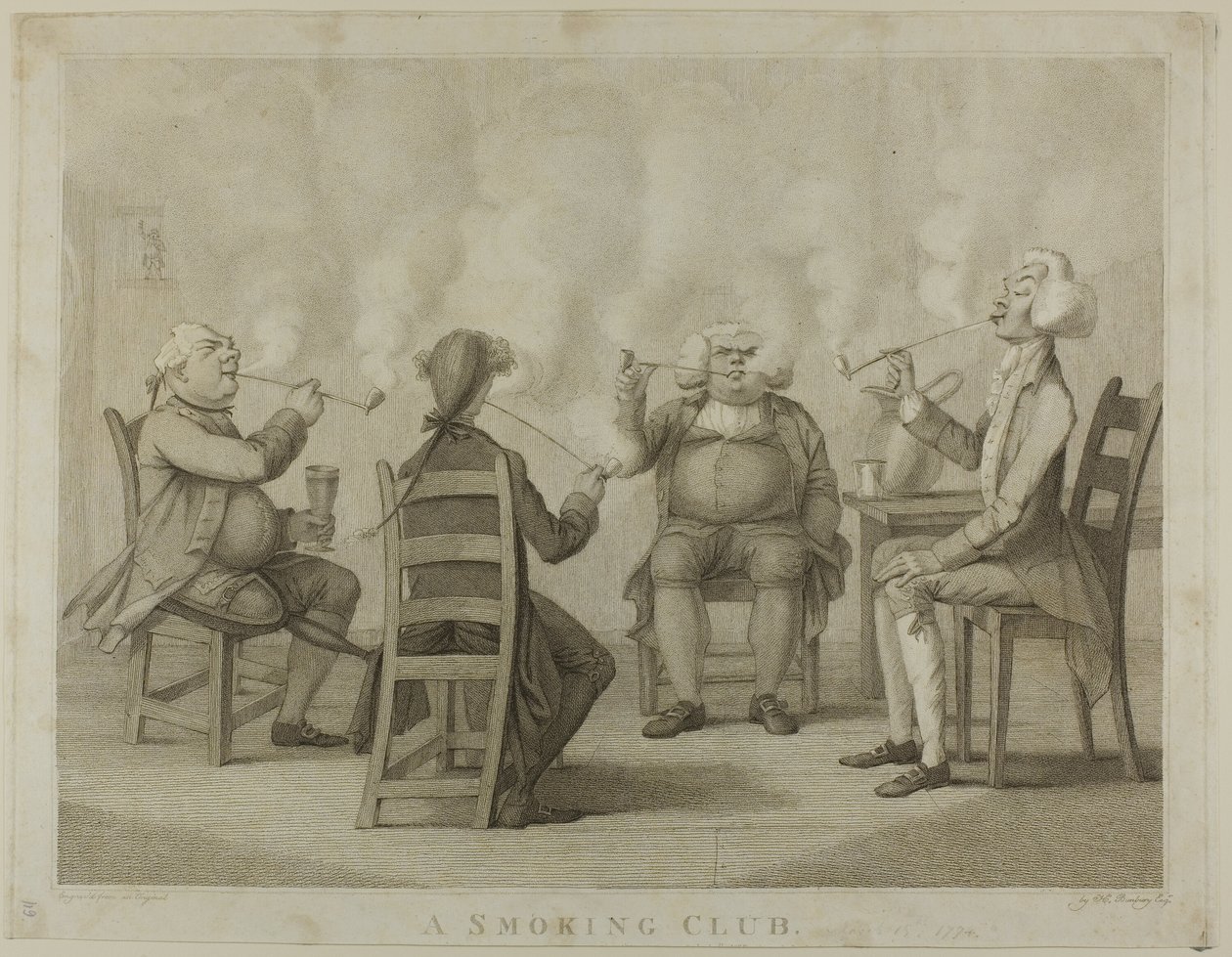 En rygeklub af Henry William Bunbury