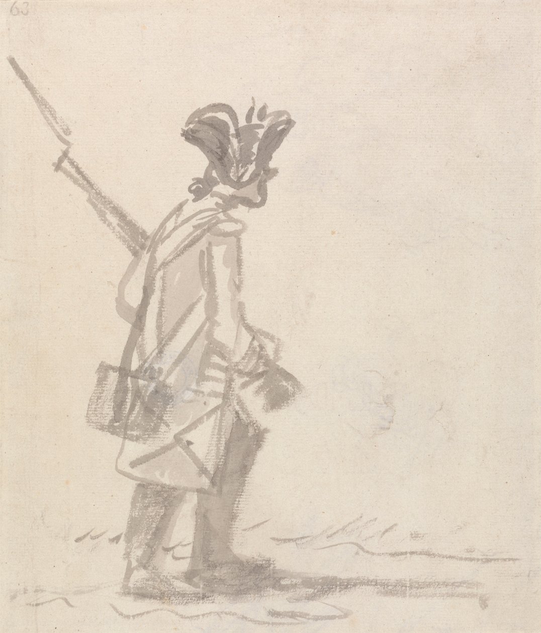 Tilbage fra krigene af Henry William Bunbury