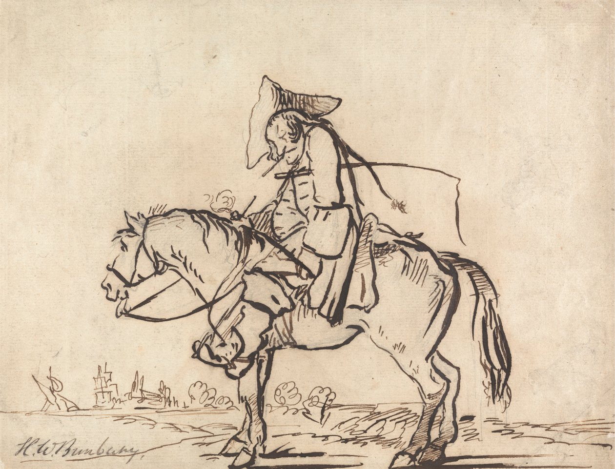 Det knækkede rør af Henry William Bunbury