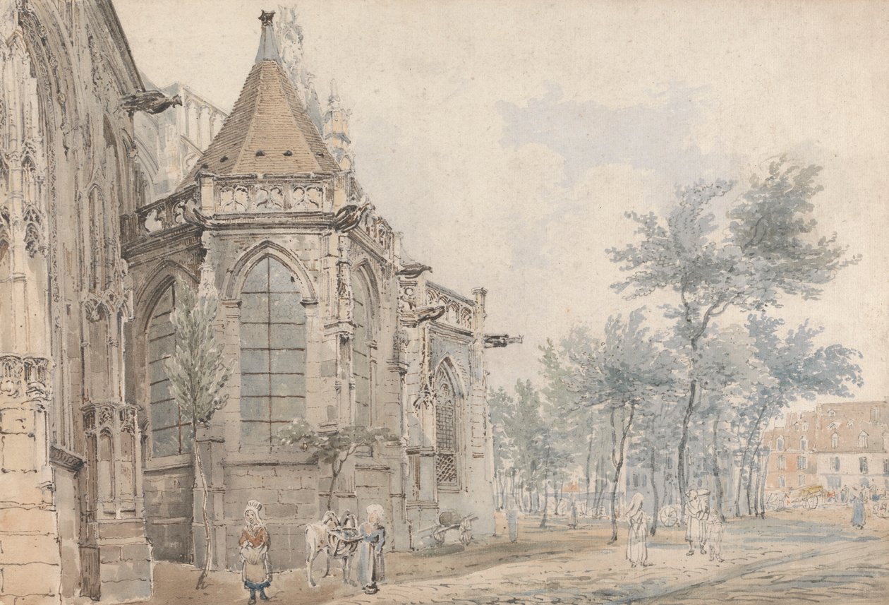 St. Jacques, Dieppe af Henry William Burgess