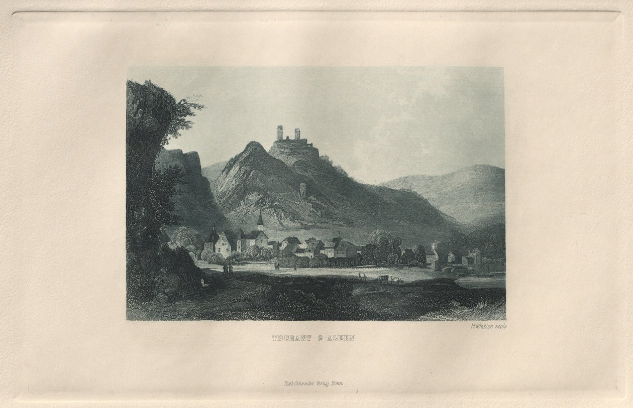 Det maleriske og romantiske Rheinland: Thurant & Alken, 1928. af Henry Winkles