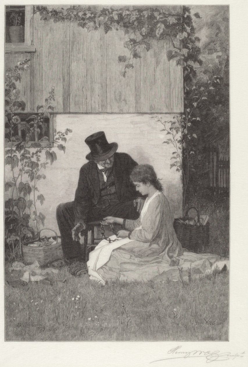 En New England Peddler af Henry Wolf