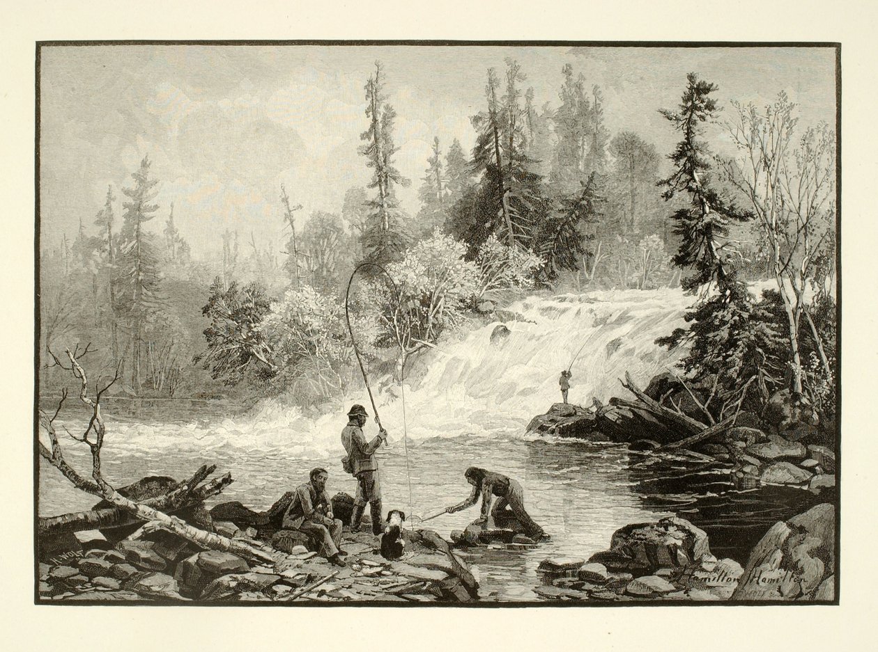 En ørredpøl på Nepignon af Henry Wolf