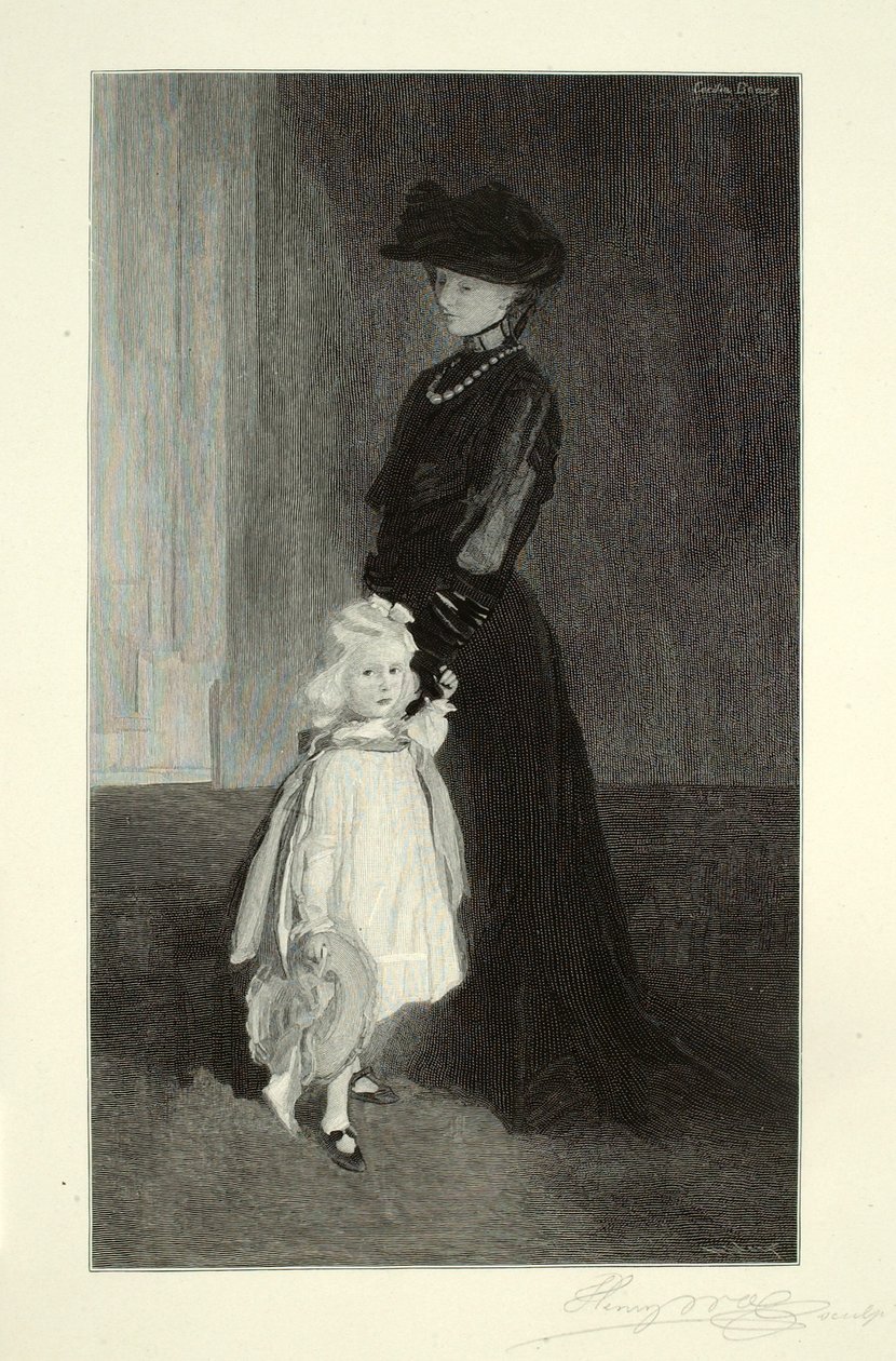 Christina (mor og datter) af Henry Wolf