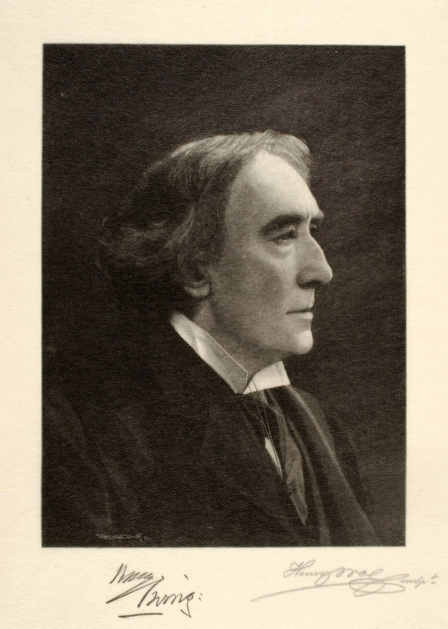 Henry Irving af Henry Wolf